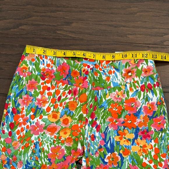J. McLaughlin Masie Pants Blue - Multi Caprice Floral Size 4 NWT - Picture 7 of 7